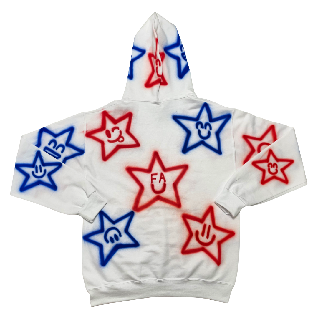 Red, White & Blue Hoodie