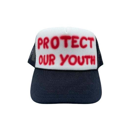 Protect Our Youth Trucker (Red)