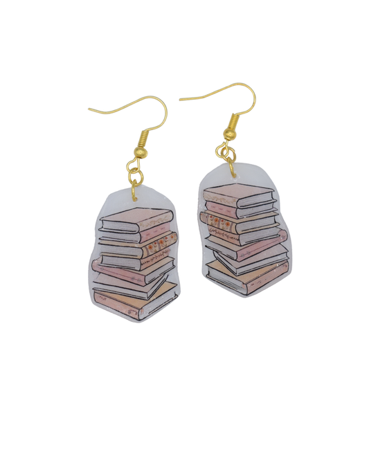 Book Earrings