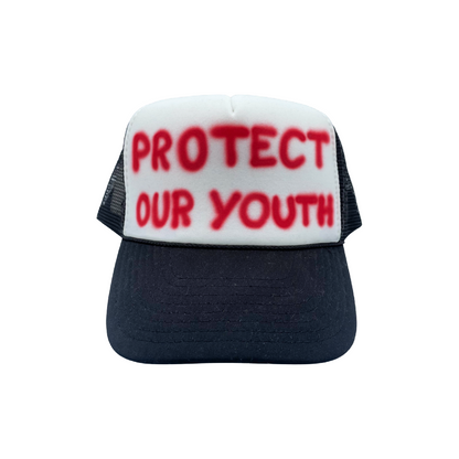 Protect Our Youth Trucker (Red)